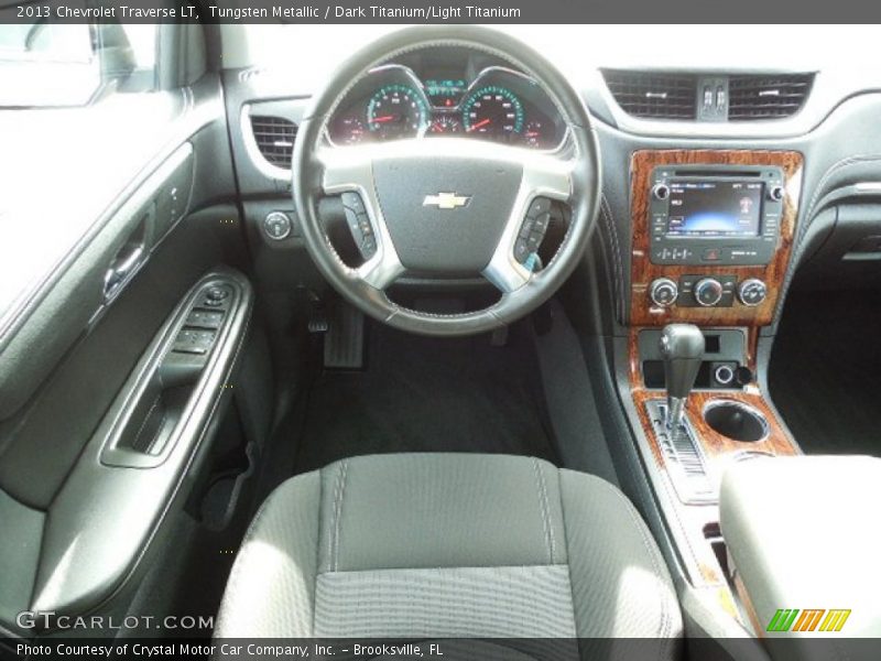 Tungsten Metallic / Dark Titanium/Light Titanium 2013 Chevrolet Traverse LT