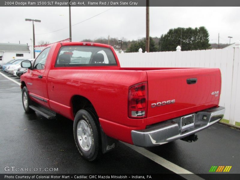 Flame Red / Dark Slate Gray 2004 Dodge Ram 1500 SLT Regular Cab 4x4