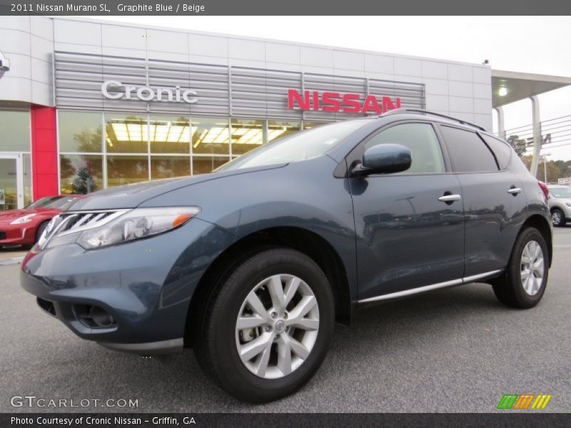 Graphite Blue / Beige 2011 Nissan Murano SL