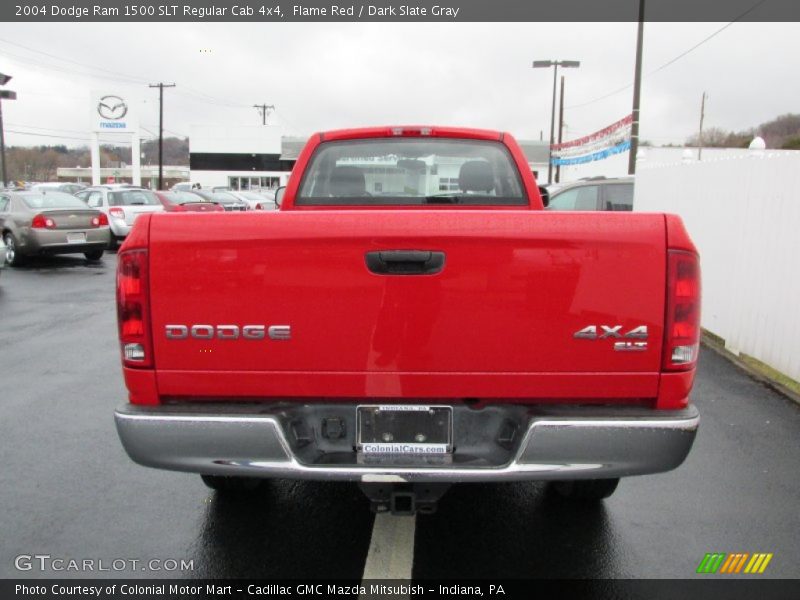 Flame Red / Dark Slate Gray 2004 Dodge Ram 1500 SLT Regular Cab 4x4