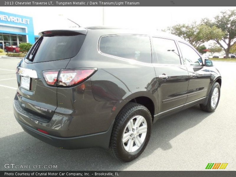 Tungsten Metallic / Dark Titanium/Light Titanium 2013 Chevrolet Traverse LT
