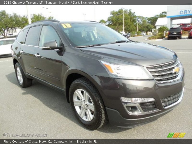 Tungsten Metallic / Dark Titanium/Light Titanium 2013 Chevrolet Traverse LT