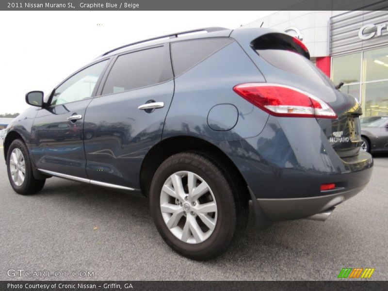 Graphite Blue / Beige 2011 Nissan Murano SL