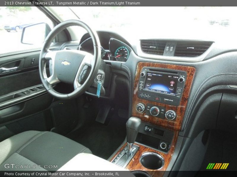 Tungsten Metallic / Dark Titanium/Light Titanium 2013 Chevrolet Traverse LT