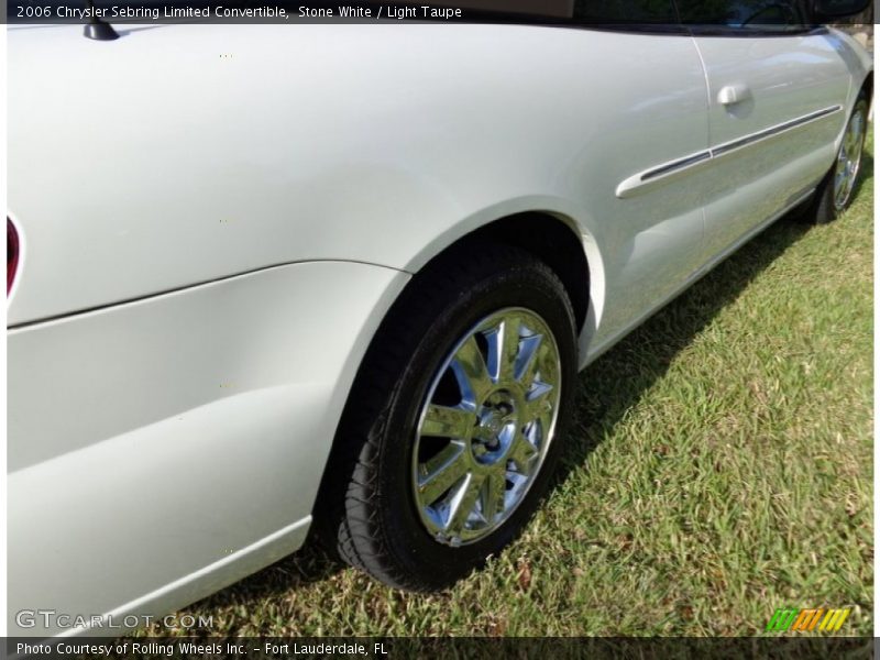 Stone White / Light Taupe 2006 Chrysler Sebring Limited Convertible