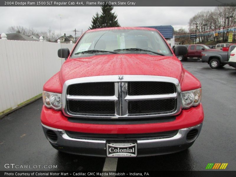 Flame Red / Dark Slate Gray 2004 Dodge Ram 1500 SLT Regular Cab 4x4