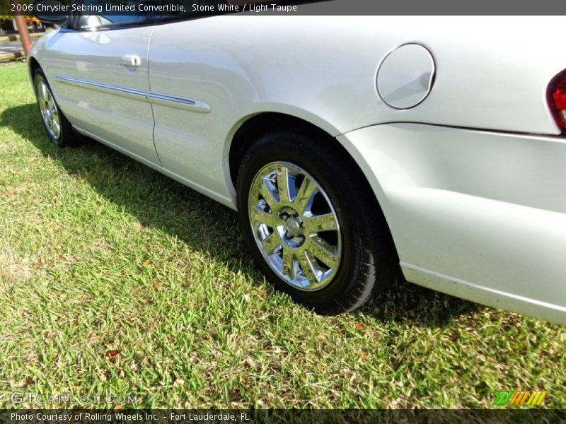 Stone White / Light Taupe 2006 Chrysler Sebring Limited Convertible