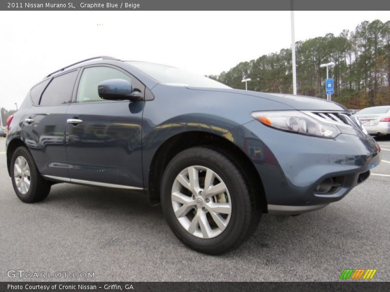 Graphite Blue / Beige 2011 Nissan Murano SL