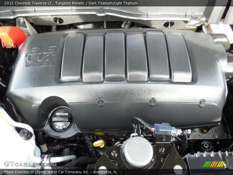 Tungsten Metallic / Dark Titanium/Light Titanium 2013 Chevrolet Traverse LT
