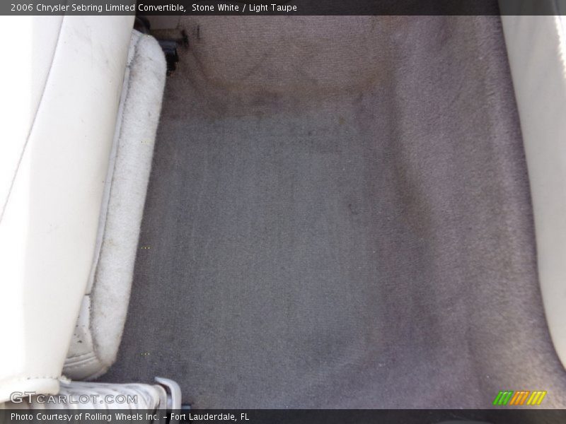 Stone White / Light Taupe 2006 Chrysler Sebring Limited Convertible