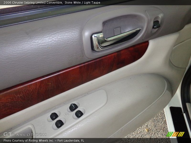 Stone White / Light Taupe 2006 Chrysler Sebring Limited Convertible