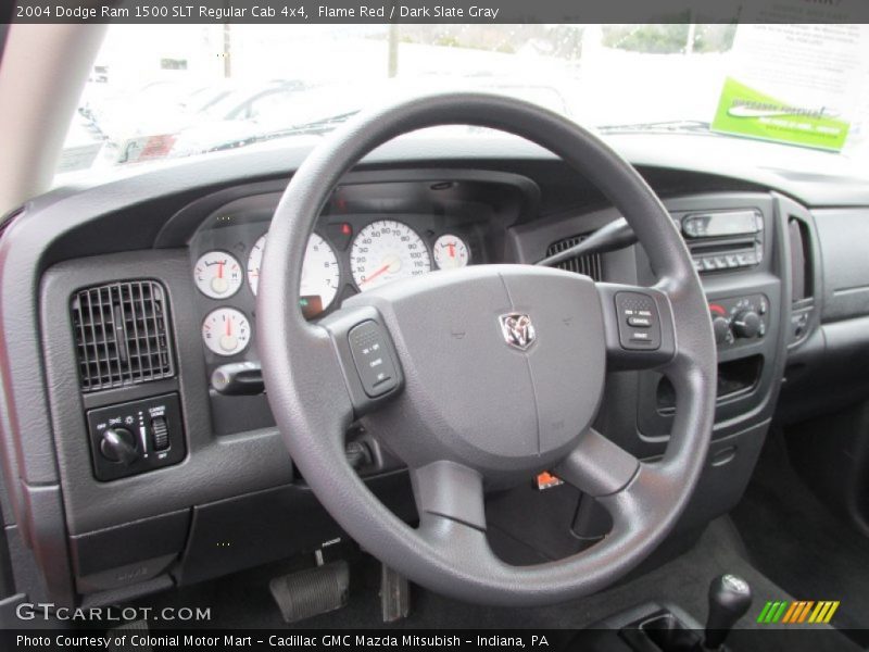 Flame Red / Dark Slate Gray 2004 Dodge Ram 1500 SLT Regular Cab 4x4