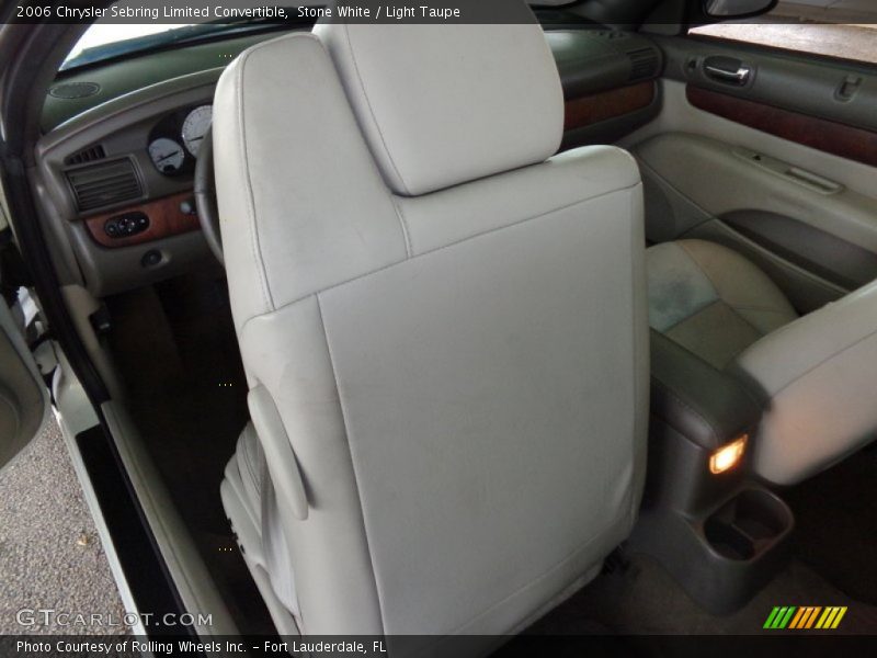 Stone White / Light Taupe 2006 Chrysler Sebring Limited Convertible