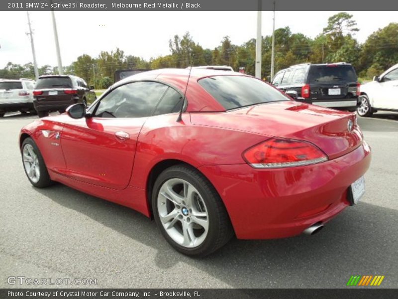 Melbourne Red Metallic / Black 2011 BMW Z4 sDrive35i Roadster