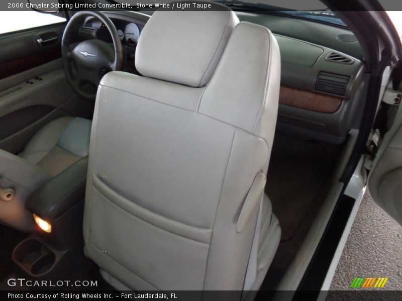 Stone White / Light Taupe 2006 Chrysler Sebring Limited Convertible