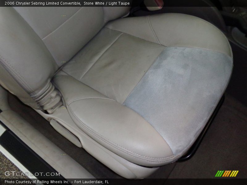 Stone White / Light Taupe 2006 Chrysler Sebring Limited Convertible