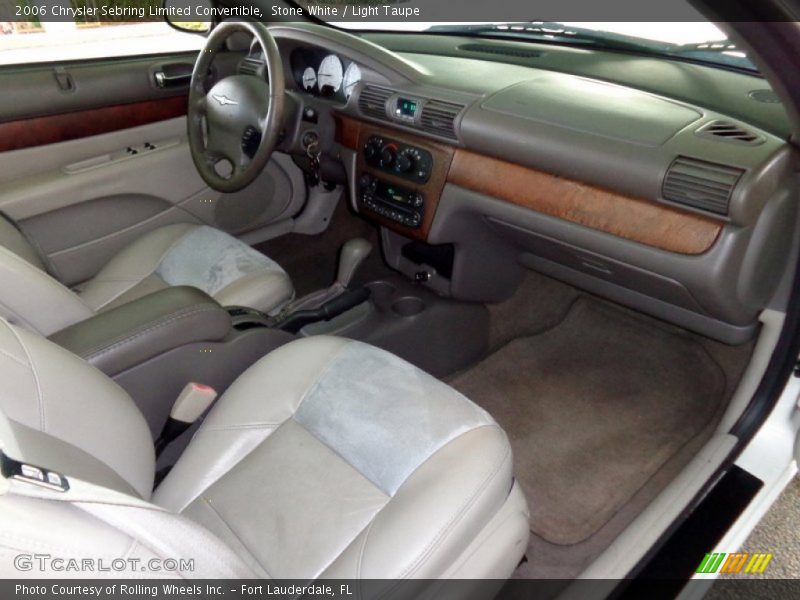 Stone White / Light Taupe 2006 Chrysler Sebring Limited Convertible