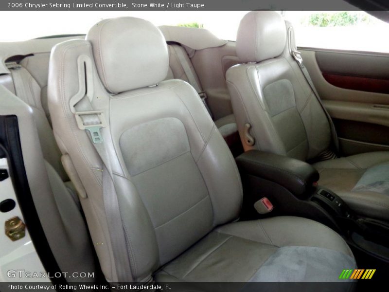 Stone White / Light Taupe 2006 Chrysler Sebring Limited Convertible
