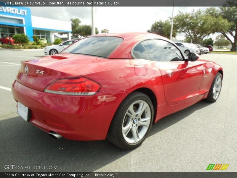 Melbourne Red Metallic / Black 2011 BMW Z4 sDrive35i Roadster