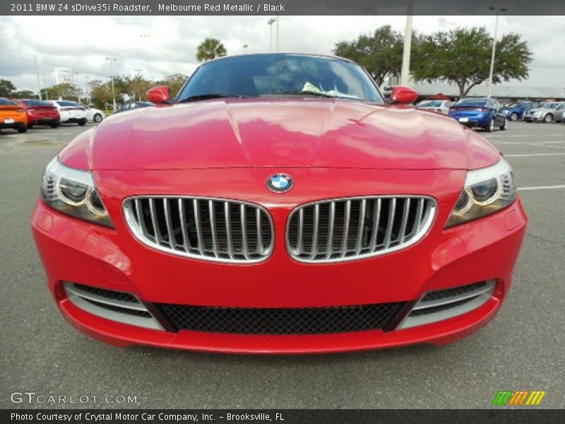 Melbourne Red Metallic / Black 2011 BMW Z4 sDrive35i Roadster