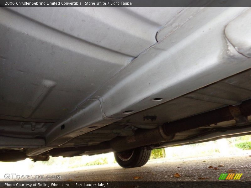 Undercarriage of 2006 Sebring Limited Convertible