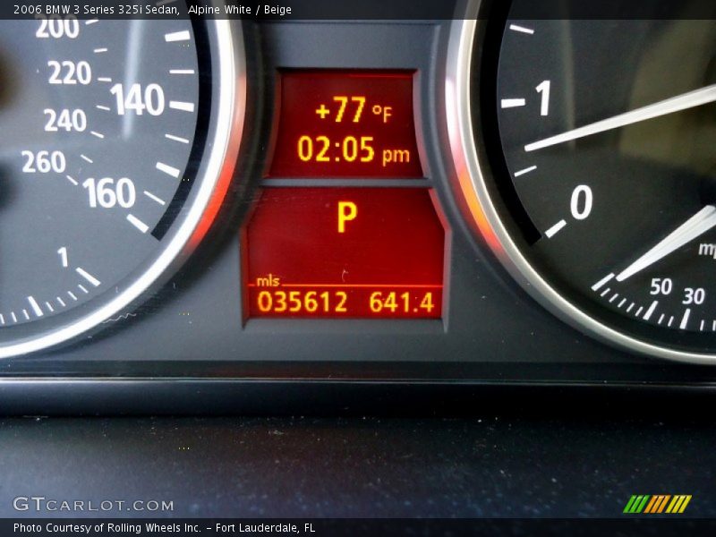 Alpine White / Beige 2006 BMW 3 Series 325i Sedan