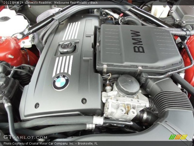 Melbourne Red Metallic / Black 2011 BMW Z4 sDrive35i Roadster
