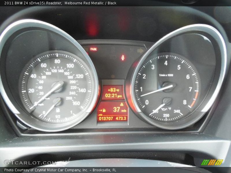 Melbourne Red Metallic / Black 2011 BMW Z4 sDrive35i Roadster