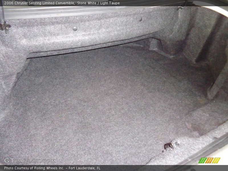  2006 Sebring Limited Convertible Trunk