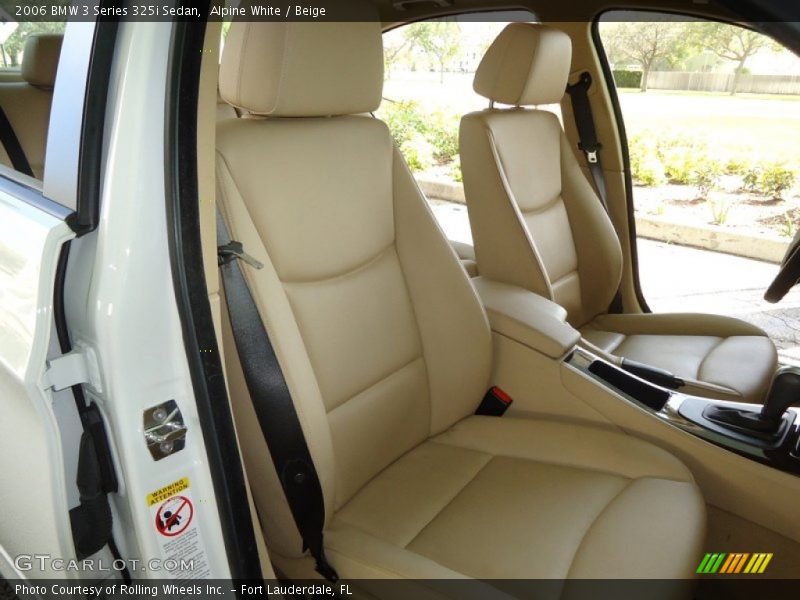  2006 3 Series 325i Sedan Beige Interior