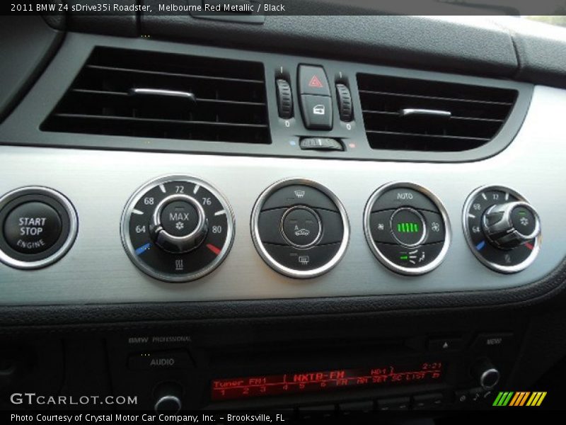 Melbourne Red Metallic / Black 2011 BMW Z4 sDrive35i Roadster