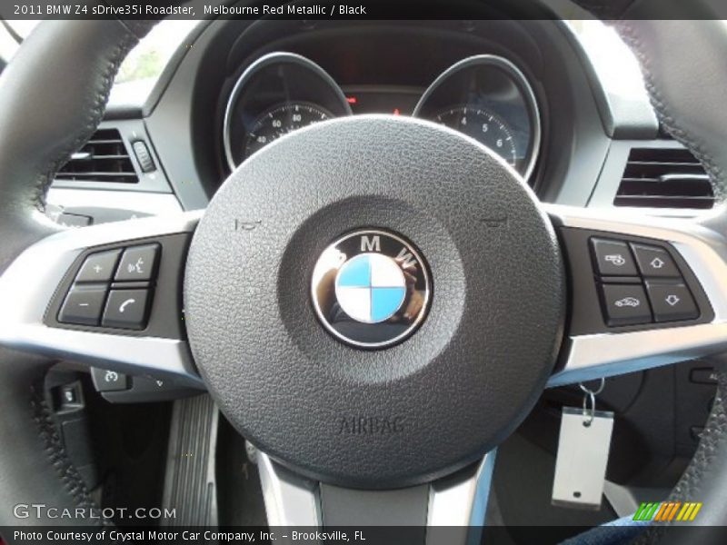 Melbourne Red Metallic / Black 2011 BMW Z4 sDrive35i Roadster