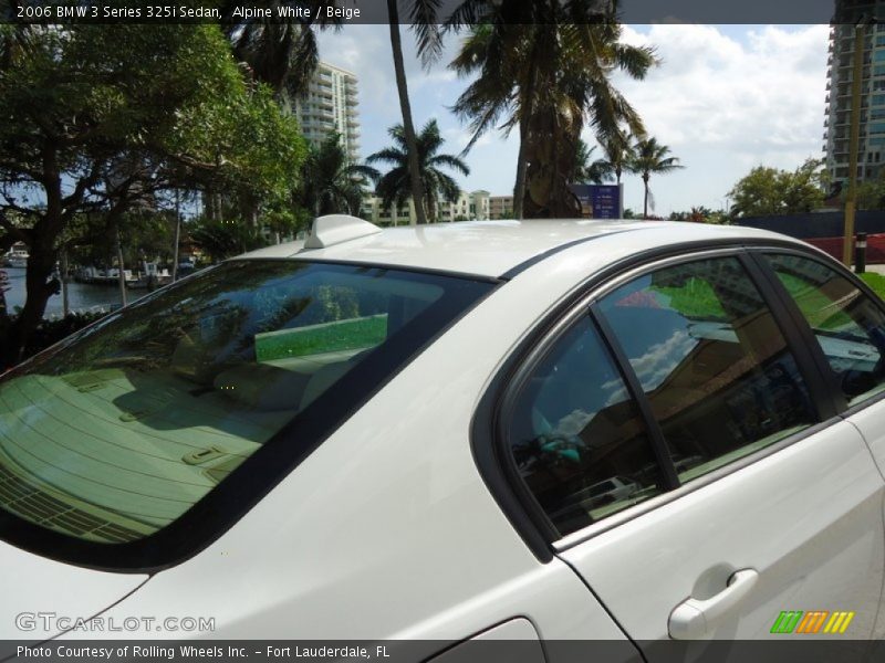 Alpine White / Beige 2006 BMW 3 Series 325i Sedan