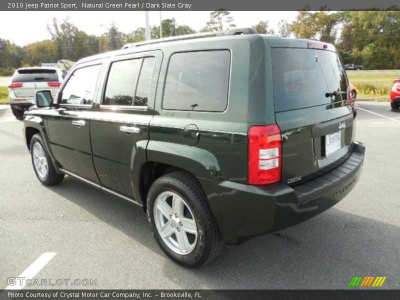 Natural Green Pearl / Dark Slate Gray 2010 Jeep Patriot Sport