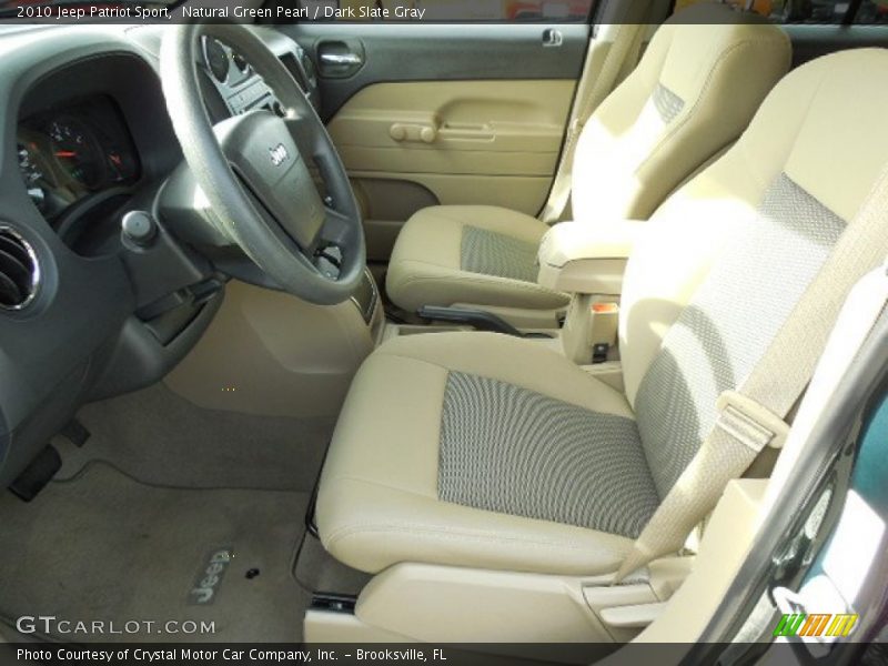 Natural Green Pearl / Dark Slate Gray 2010 Jeep Patriot Sport