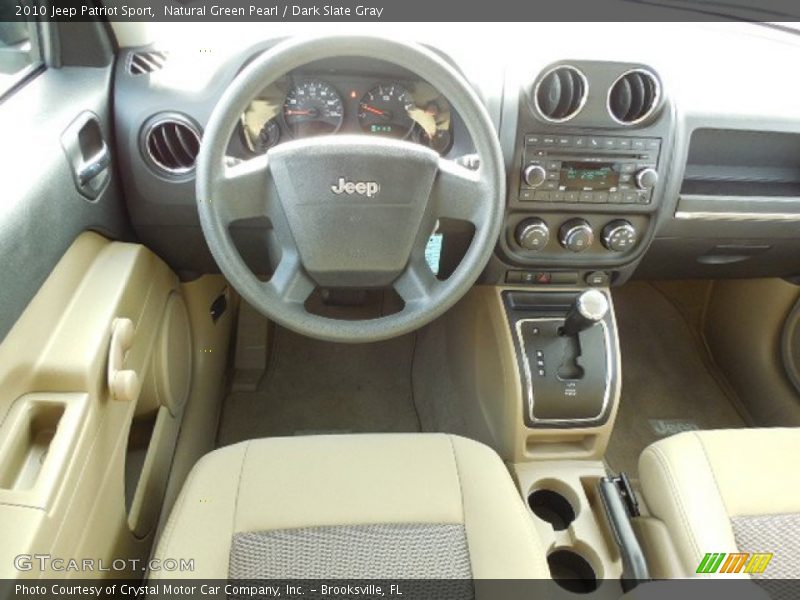 Natural Green Pearl / Dark Slate Gray 2010 Jeep Patriot Sport