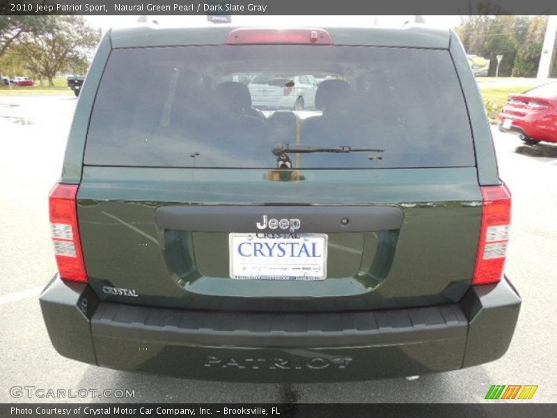 Natural Green Pearl / Dark Slate Gray 2010 Jeep Patriot Sport