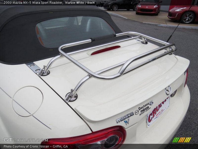Marble White / Black 2009 Mazda MX-5 Miata Sport Roadster