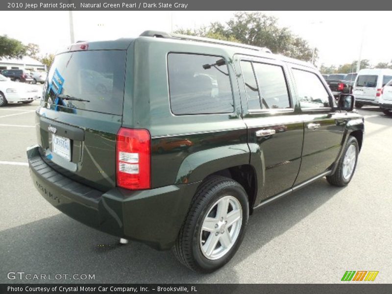 Natural Green Pearl / Dark Slate Gray 2010 Jeep Patriot Sport