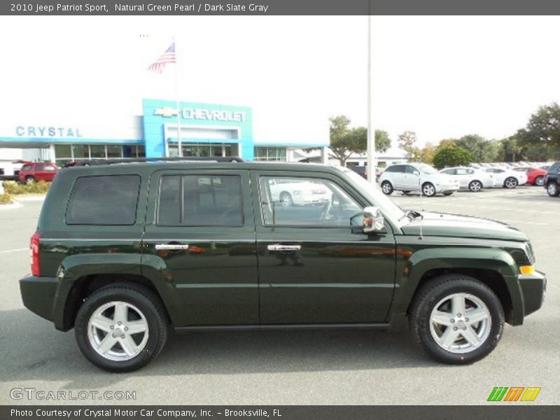 Natural Green Pearl / Dark Slate Gray 2010 Jeep Patriot Sport