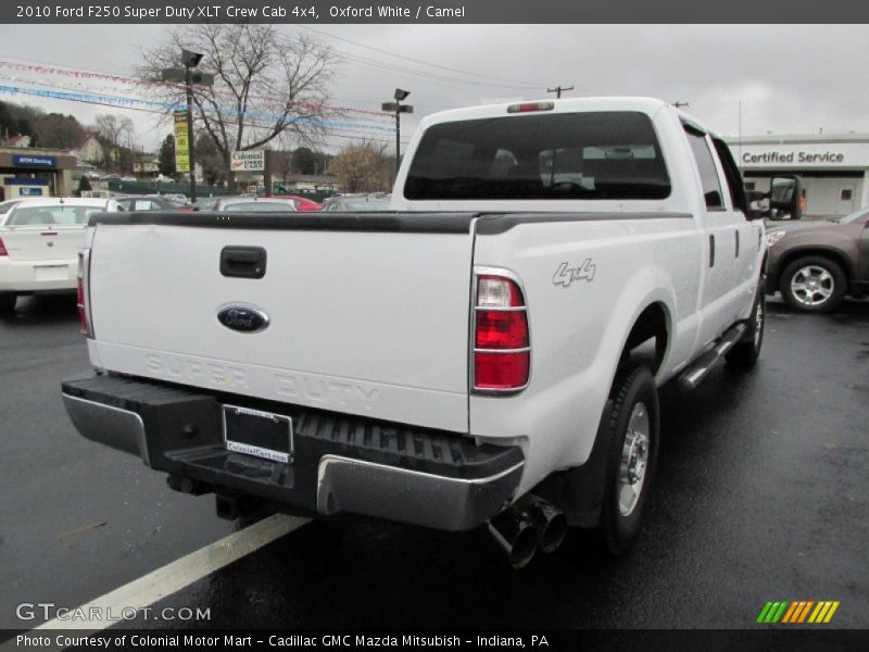 Oxford White / Camel 2010 Ford F250 Super Duty XLT Crew Cab 4x4