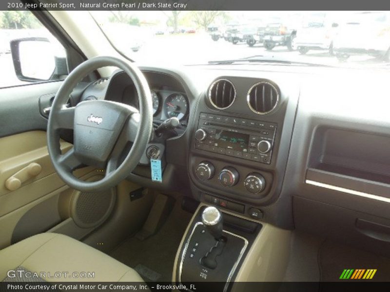 Natural Green Pearl / Dark Slate Gray 2010 Jeep Patriot Sport