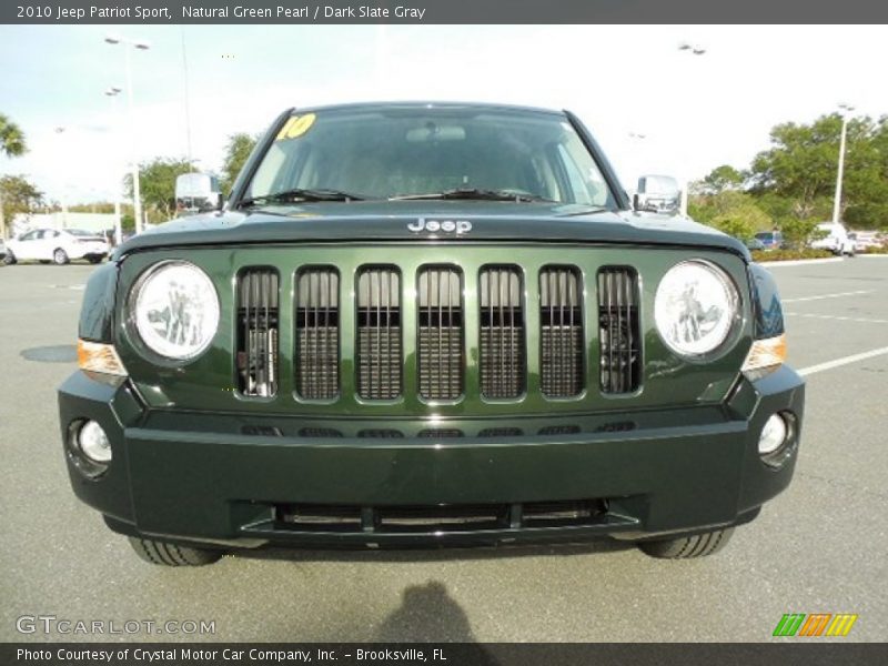 Natural Green Pearl / Dark Slate Gray 2010 Jeep Patriot Sport