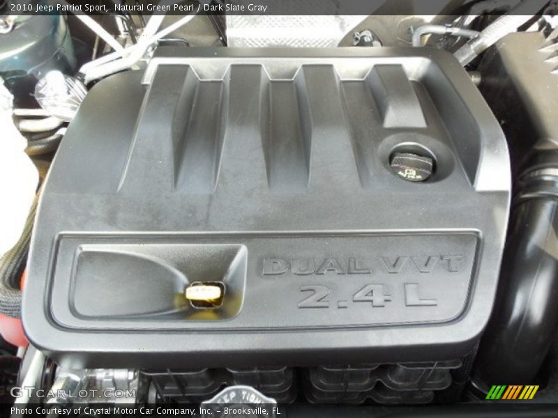 Natural Green Pearl / Dark Slate Gray 2010 Jeep Patriot Sport