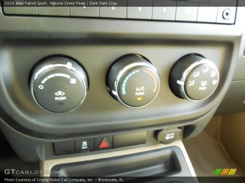 Natural Green Pearl / Dark Slate Gray 2010 Jeep Patriot Sport
