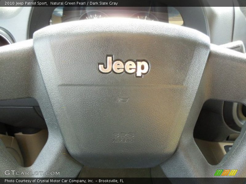 Natural Green Pearl / Dark Slate Gray 2010 Jeep Patriot Sport
