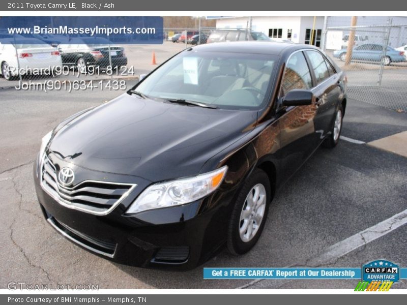 Black / Ash 2011 Toyota Camry LE