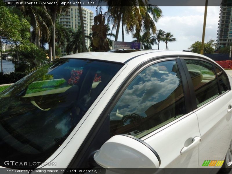 Alpine White / Beige 2006 BMW 3 Series 325i Sedan