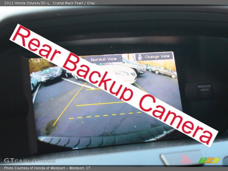 Crystal Black Pearl / Gray 2011 Honda Odyssey EX-L