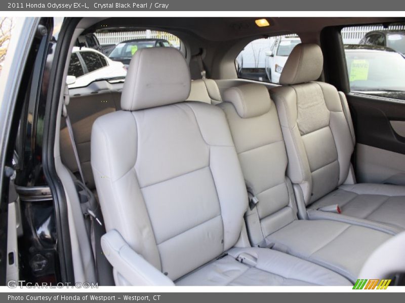 Crystal Black Pearl / Gray 2011 Honda Odyssey EX-L